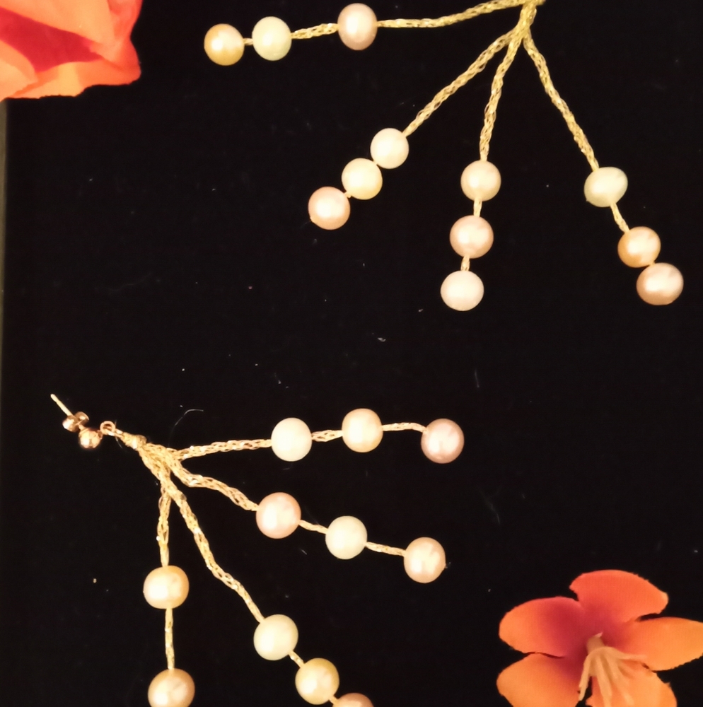 🎁 FREE GIFT INCLUDED 🎁 NWOT Pearl Fashion Jewelry Earrings - Picture 9 of 14
